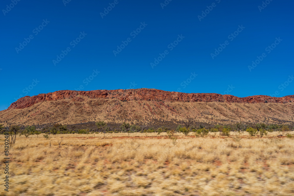 West MacDonnell Range in Alice Springs, Central Australia.