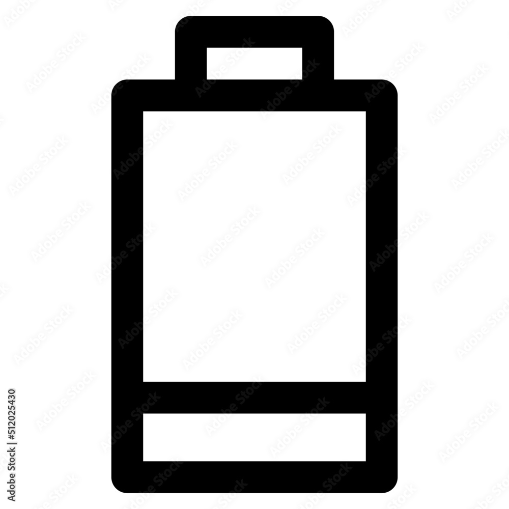battery line icon battery line icon