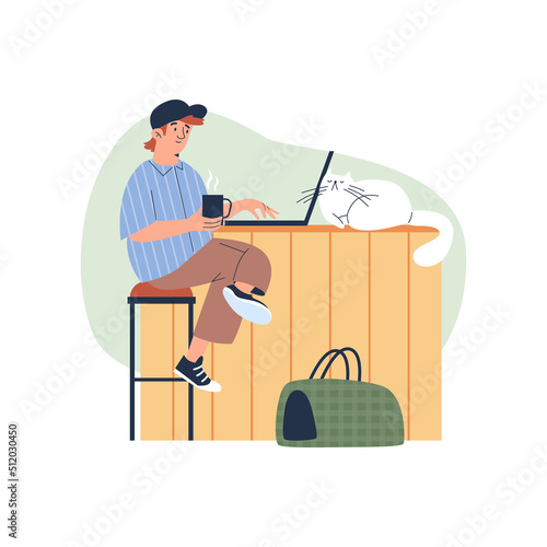 vector illustration isolated on white background.