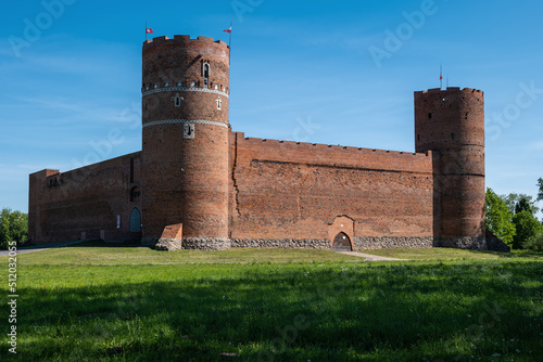 Castle of the Masovian Dukes in Ciechanow, Poland, built in the fourteenth to fifteenth century by the Masovian Duke Siemowit III.