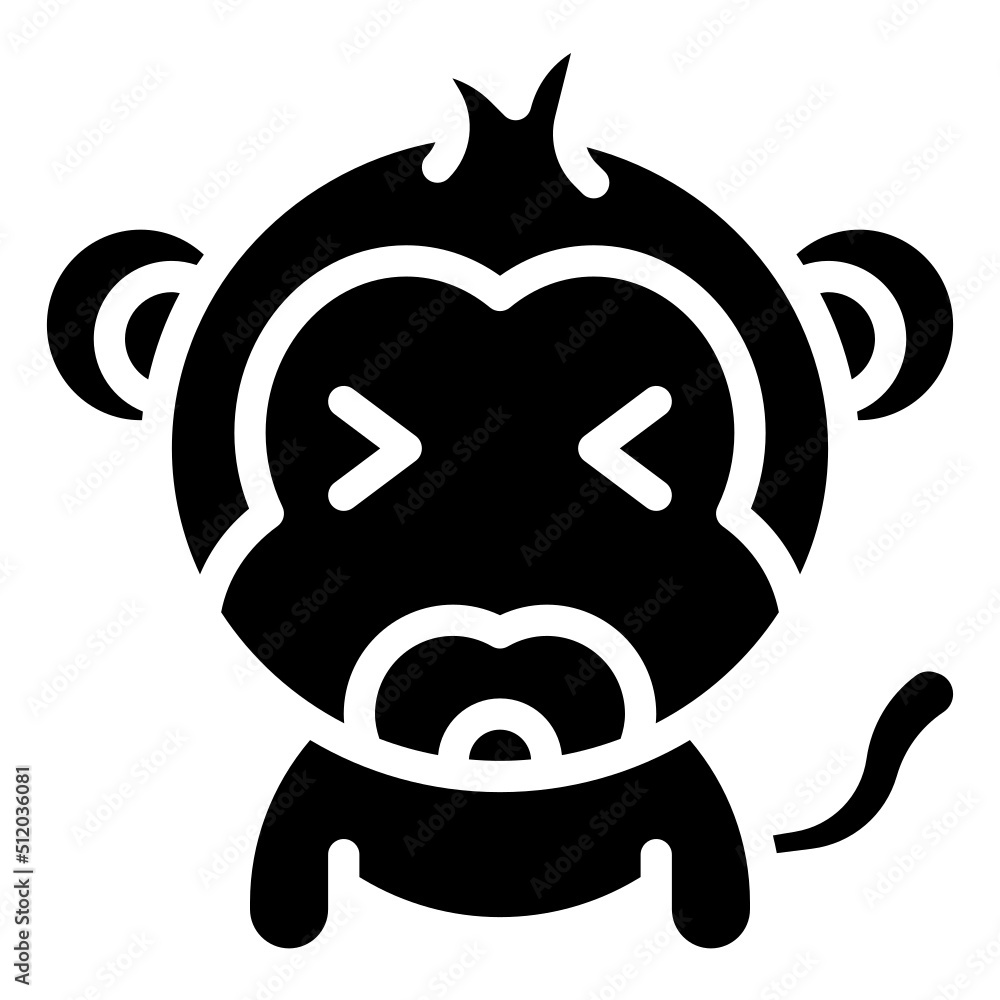 MAD glyph icon,linear,outline,graphic,illustration MAD glyph icon,linear,outline,graphic,illustration