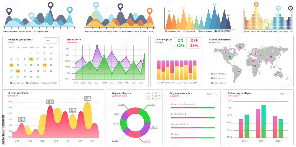Infographic chart vector template. Annual statistics curve graph design. Market data diagrams. Graphic information visualization and analysis. Statistical indicators and frequency of data changes Infographic chart vector template. Annual statistics curve graph design. Market data diagrams. Graphic information visualization and analysis. Statistical indicators and frequency of data changes