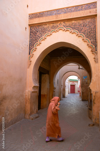 Medersa Ben Youssef (s.XVI).Marrakech.Ciudad Imperial.Marruecos.Africa. © Tolo