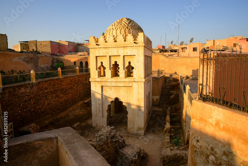 Koubba Almorávide(s.XII).Marrakech.Ciudad Imperial.Marruecos.Africa. photo