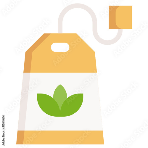 TEABAG flat icon,linear,outline,graphic,illustration
