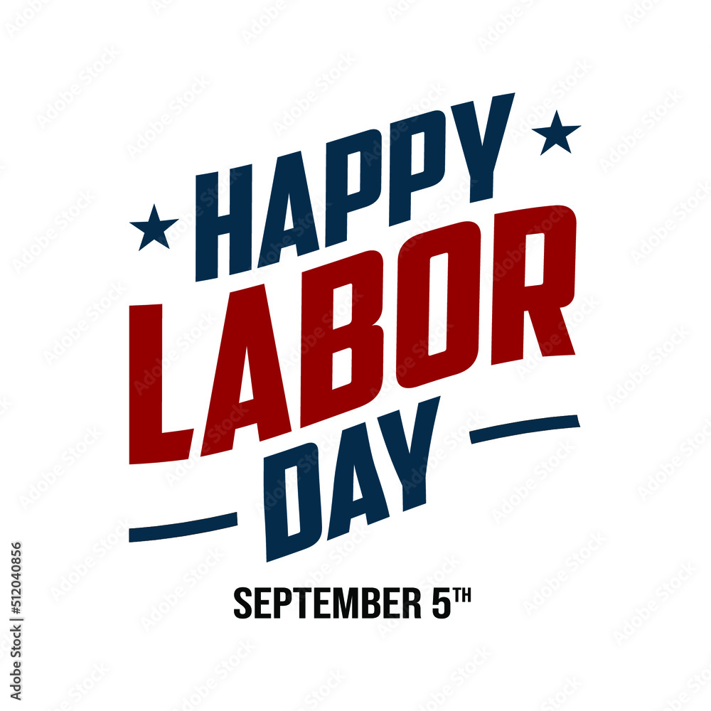 Obraz premium United States of America Labor Day vector