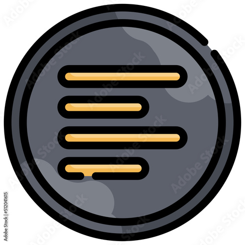 LEFT ALIGN filled outline icon,linear,outline,graphic,illustration