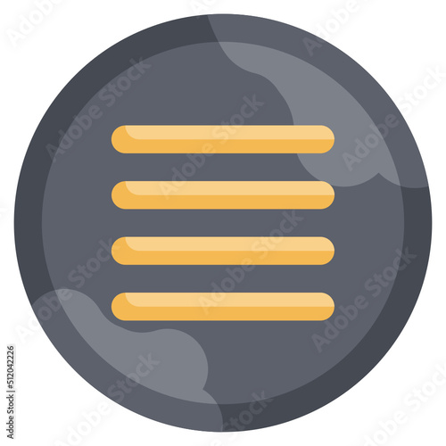 JUSTIFY flat icon,linear,outline,graphic,illustration