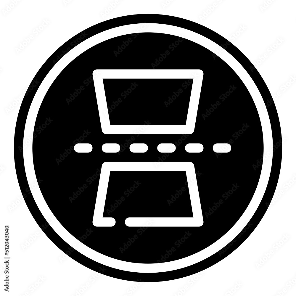 MIRROR HORIZONTALLY glyph icon,linear,outline,graphic,illustration MIRROR HORIZONTALLY glyph icon,linear,outline,graphic,illustration