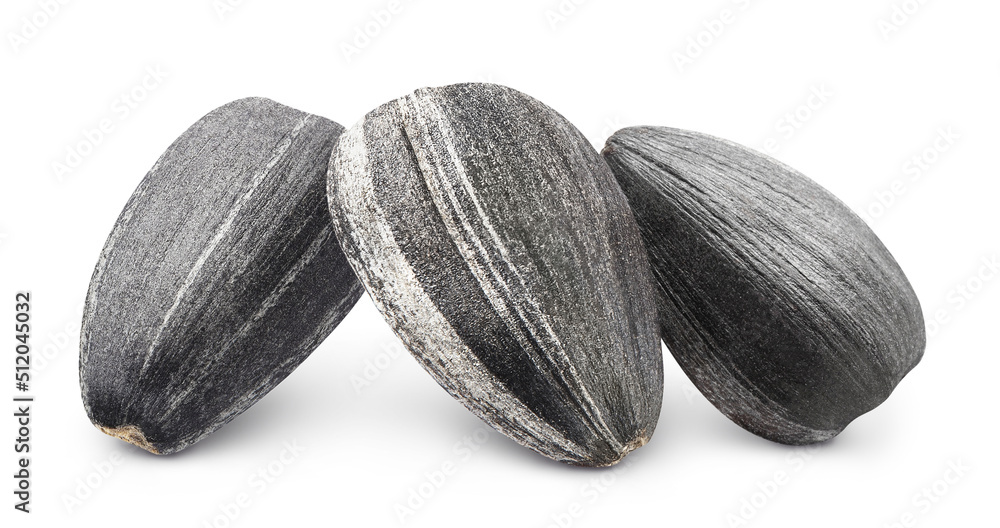 custom made wallpaper toronto digitalThree delicious sunflower seeds, isolated on white background