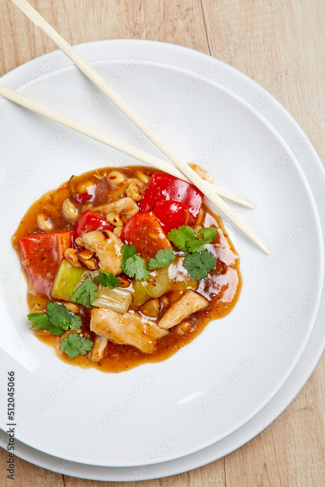 Bowl of noodles with vegetables Bowl of noodles with vegetables