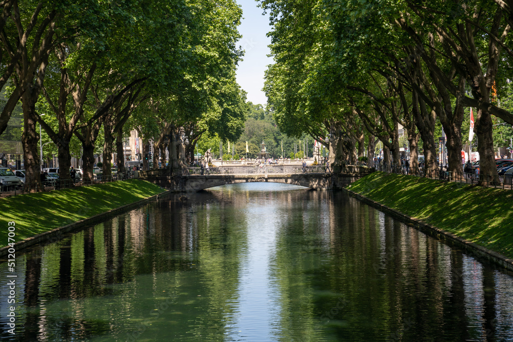 Königsallee in Düsseldorf, Deutschland