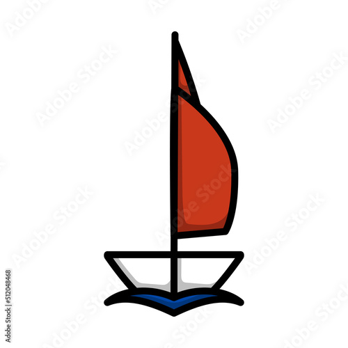 Sail Yacht Icon