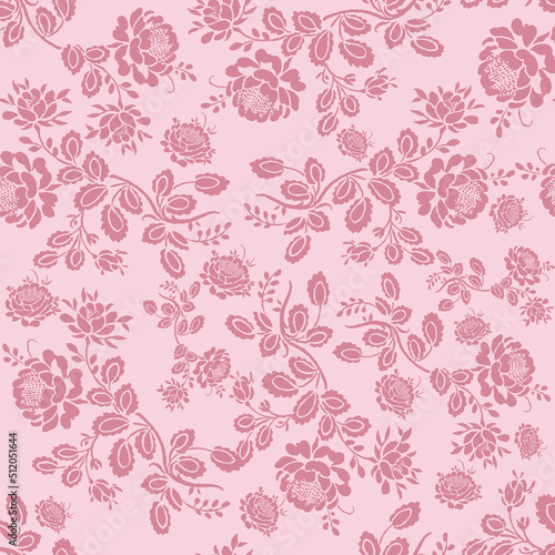 seamless pattern background with Roses