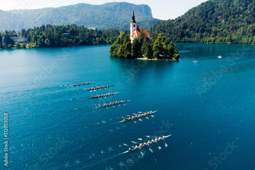 Regatta on Lake Bled