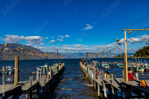 Beautiful Lake Atitlan, Guatemala photo
