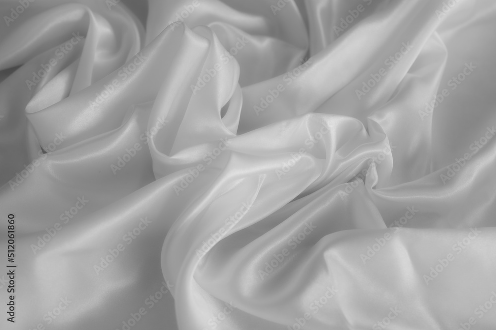 Fototapeta premium white background, closeup texture of cloth