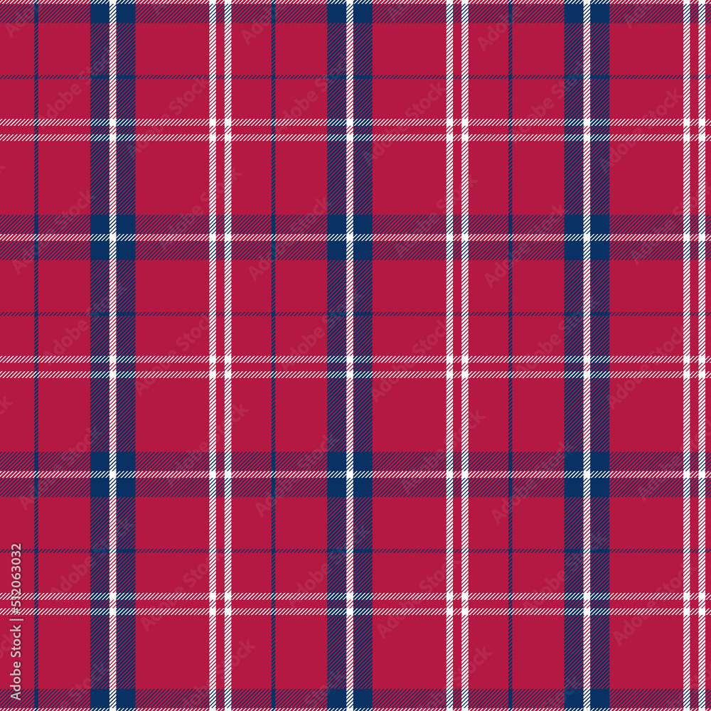 Obraz premium Plaid Seamless. Pastel gingham pattern. Background for memory day, independens usa. Wallpaper, blanket.