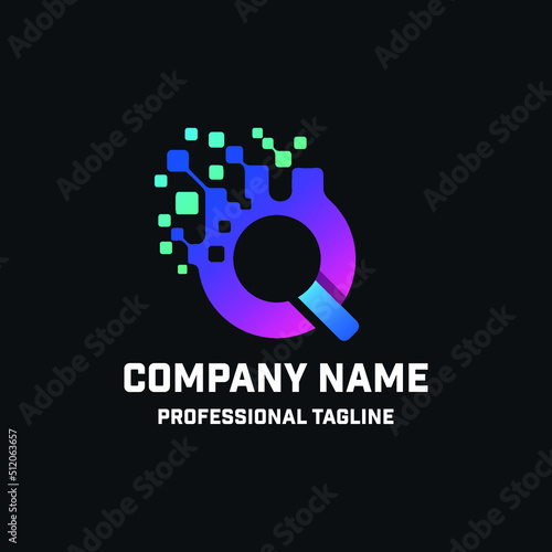 ultra great modern logo vector template