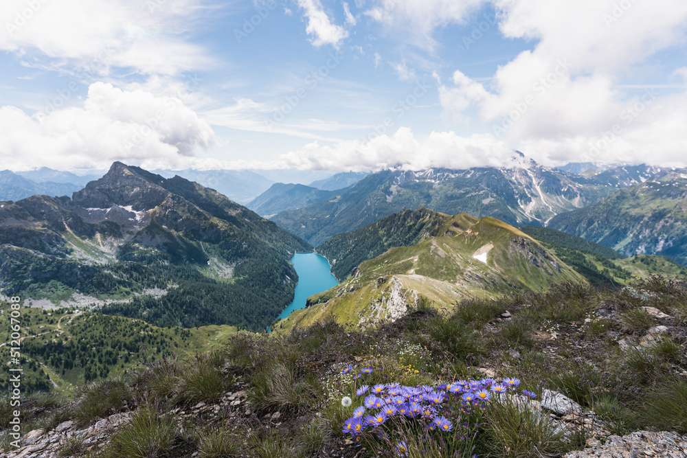 Obraz premium Panorama del parco dell'Alpe Devero, Piemonte