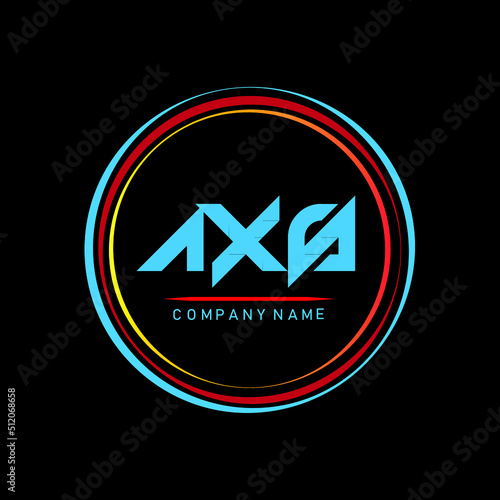 AXS ,A X S letter logo design with Circle, round shape, AXS alphabet logo design monogram ,
AXS vector logo template with red color, AXS logo simple, elegant, luxurious logo, photo