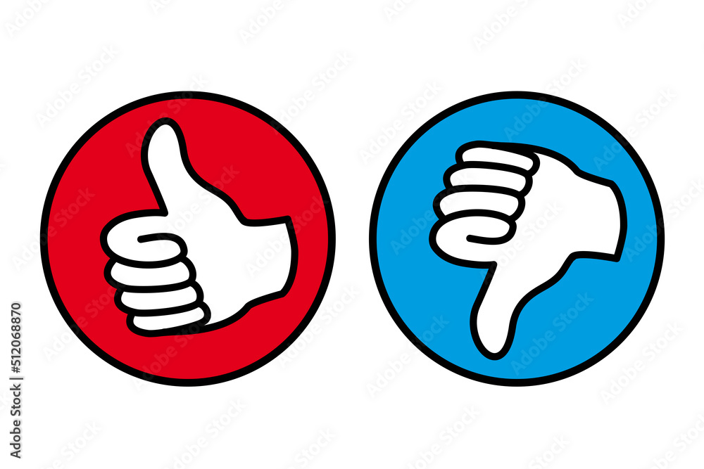 Positive hand graphic in vector quality. Positive hand graphic in vector quality.