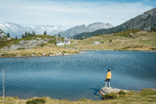 Lago al passo del Sempione, Svizzera photo