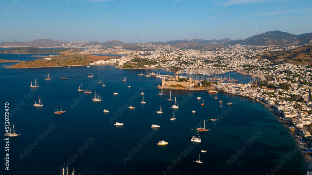 Bodrum is a city on the Bodrum Peninsula, stretching from Turkey's southwest coast into the Aegean Sea.