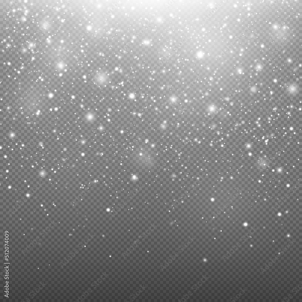 Seamless realistic falling snow. Snowflakes, realistic Christmas snow, falling snow flake, white dust, blizzard. Transparent snow flake pattern. Seamless realistic falling snow. Snowflakes, realistic Christmas snow, falling snow flake, white dust, blizzard. Transparent snow flake pattern.