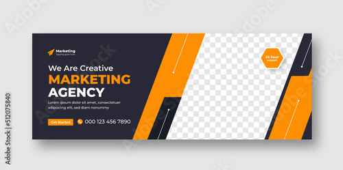 Creative business digital marketing post banner template, advertising design, modern facebook cover social media square banner