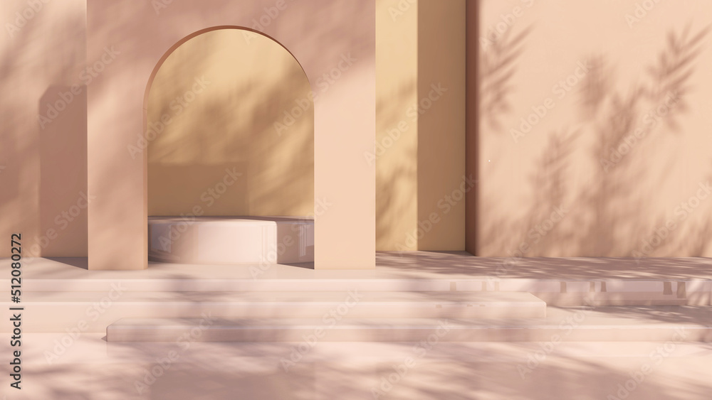 Podium and wall scene abstract background. 3D illustration, 3D rendering
Podium and wall scene abstract background. 3D illustration, 3D rendering