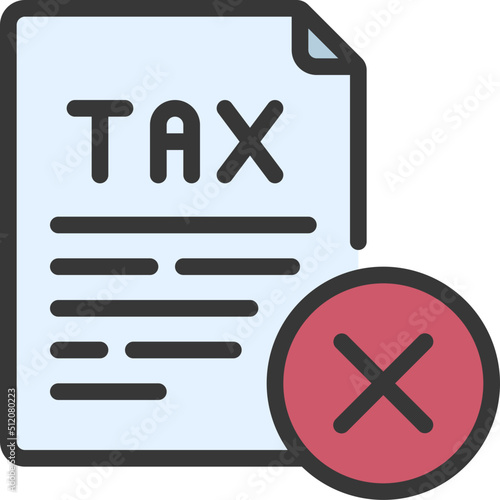 Missed Tax Bill Icon