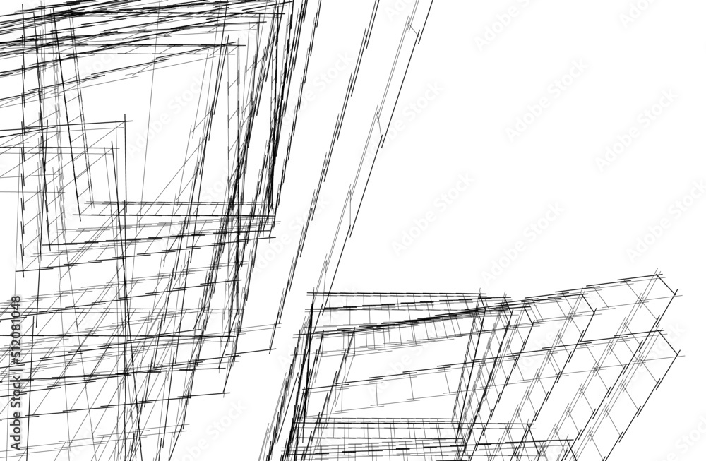 Modern architecture building