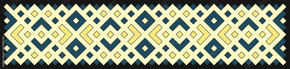 Multicolor truchet tiling connections illustration Multicolor truchet tiling connections illustration