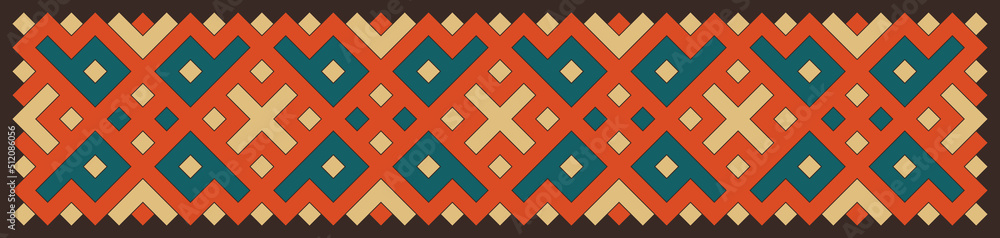 Multicolor truchet tiling connections illustration Multicolor truchet tiling connections illustration