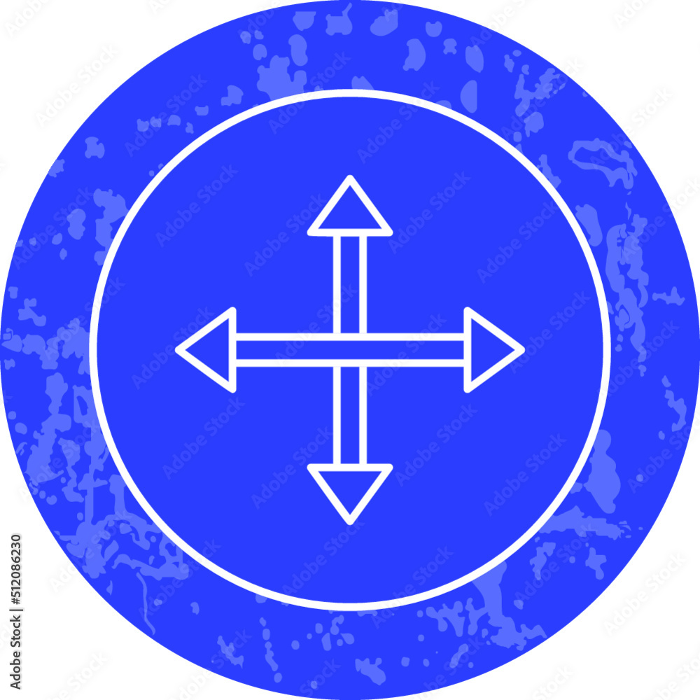 Unique Line Round Icon Unique Line Round Icon