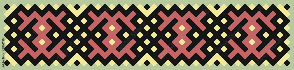 Multicolor truchet tiling connections illustration Multicolor truchet tiling connections illustration