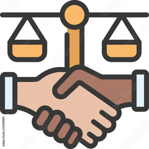 Law Agreement Icon