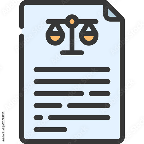Law Document Icon