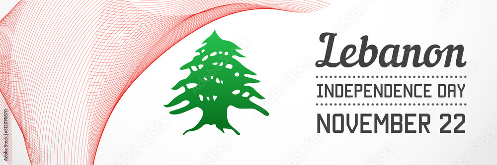 National Day of Country in Blending Lines Style. Vector Banner with Date. National Day of Country in Blending Lines Style. Vector Banner with Date.