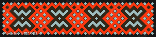 Free Download Multicolor truchet tiling connections illustration - GFXLoad