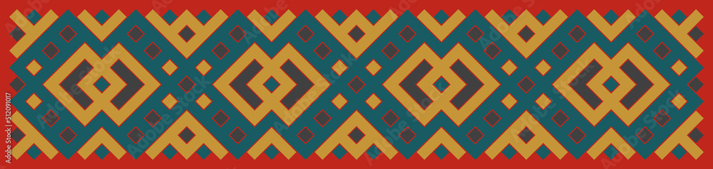 Multicolor truchet tiling connections illustration Multicolor truchet tiling connections illustration