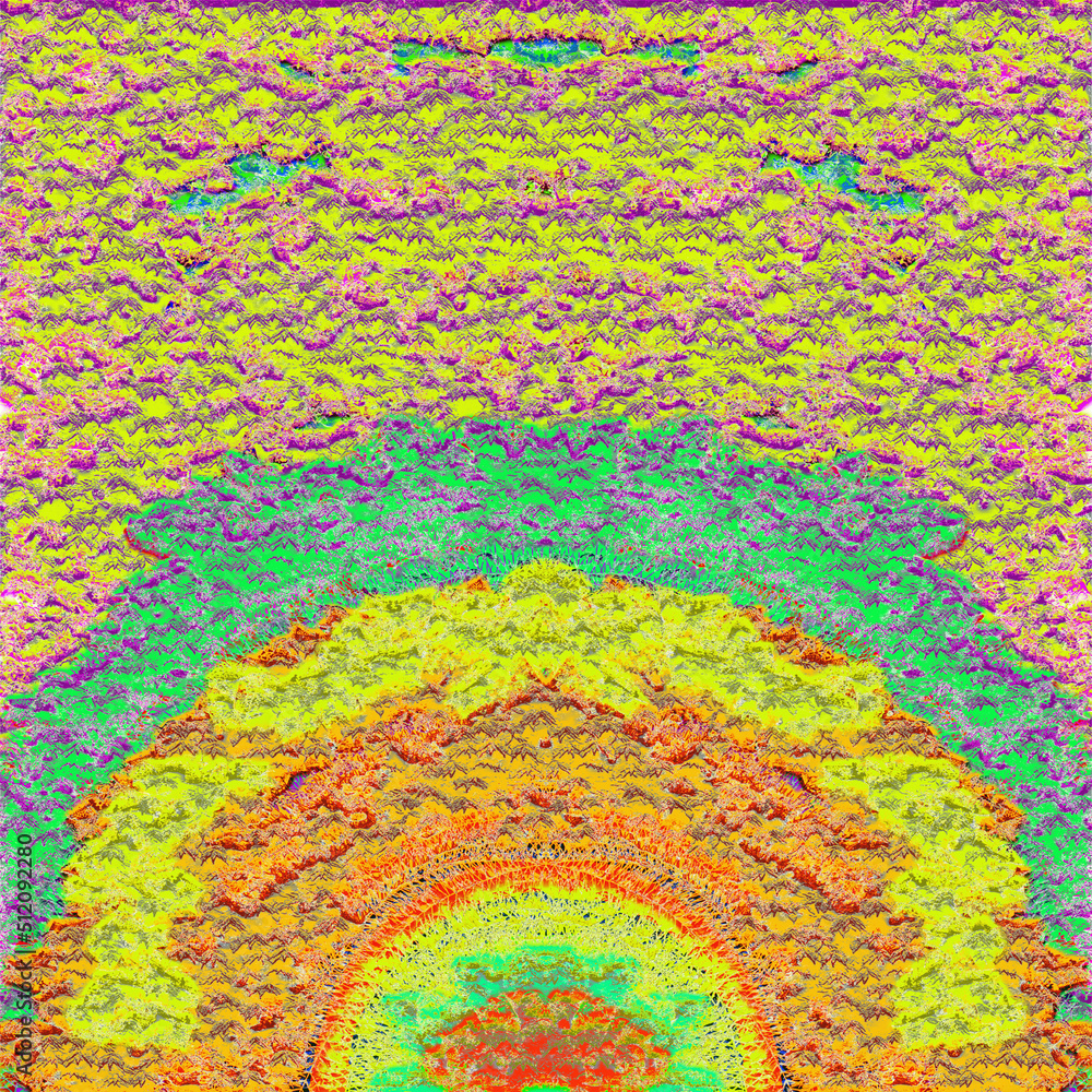Grafica di tessuto con variazioni di colori 