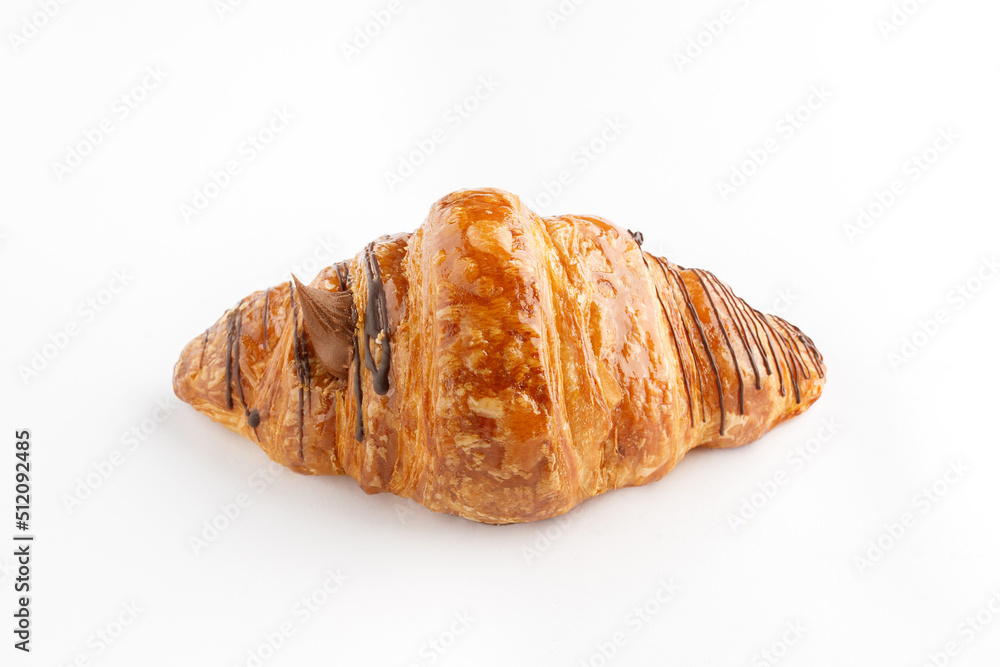 Croissants on a white background Croissants on a white background