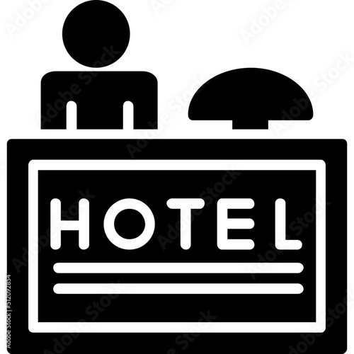 Hotel Counter Icon