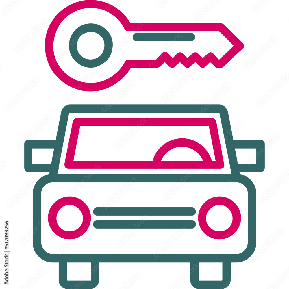 Car Rental Icon Car Rental Icon