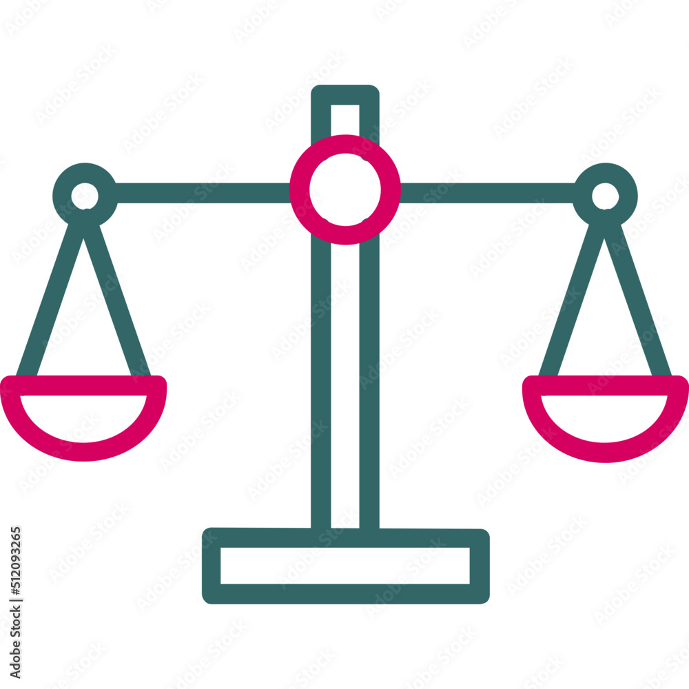 Justice Scale Icon Justice Scale Icon
