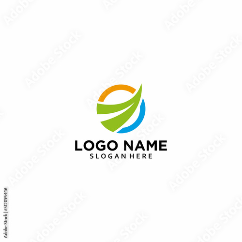 Free Download Business consulting logo template. Speech bubble and growth graph vector design. Consult logotype - GFXLoad
