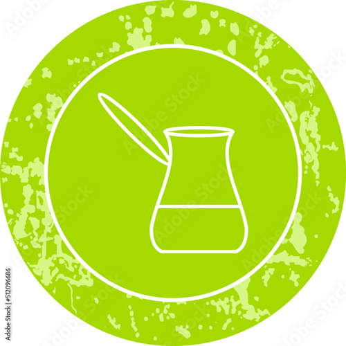 Unique Line Round Icon