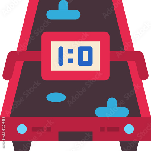 air hockey flat icon